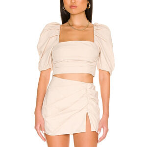 Amanda Uprichard 'Willis' White Nylon Top Size XS